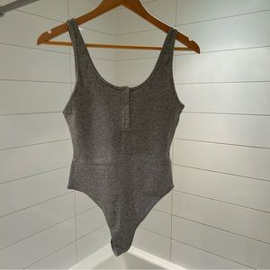 Aritzia Sunday Best henley bodysuit